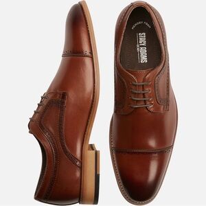 Tan Leather Oxfords